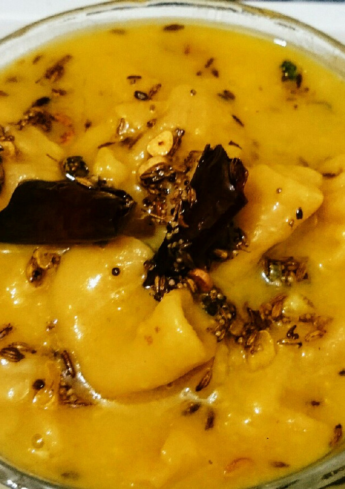 A picture of Daal pithi.
