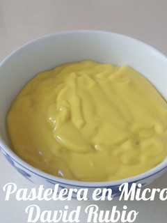 Una foto de Crema pastelera en microondas