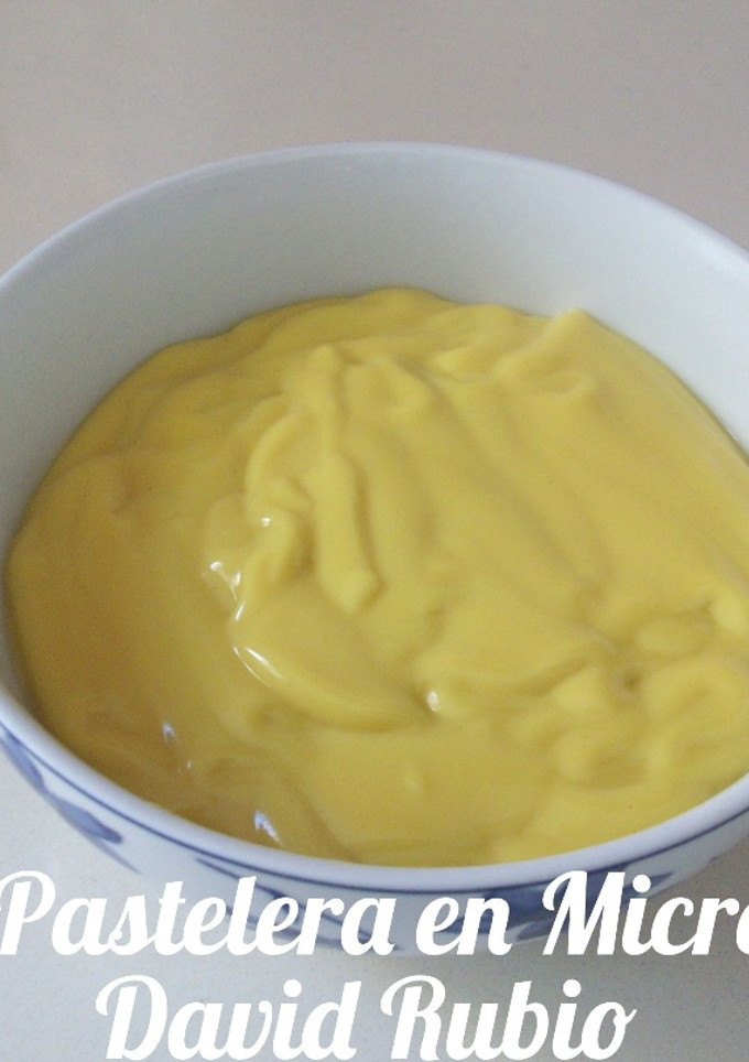 Una foto de Crema pastelera en microondas