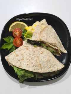 Foto resep Avocado Egg Mayo Tortilla, Easy Breakfast or Lunch Box