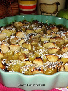 Foto de Clafoutis de maçã e ananás