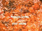 Roselle leave soup/Miyan yakuwa