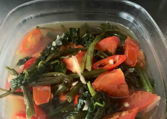 Tutorial Membuat Resep Tumis Kangkung #menusimpel