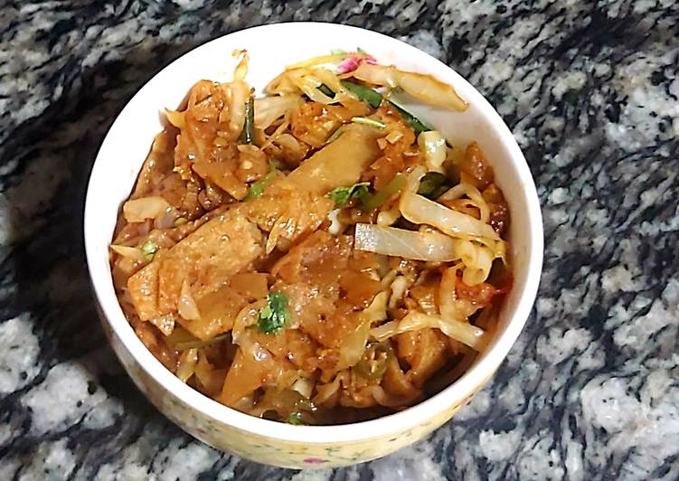 Masaledar chapati noodles😋