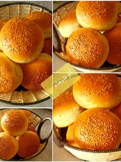 صورة لوصفة خبز الهمبرغر رائع 😋😋