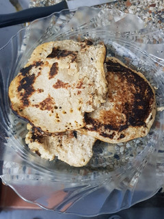 Una foto de Panqueques de Avena y banana🍌