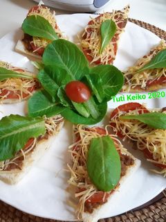 Foto resep Canape bread minced beef