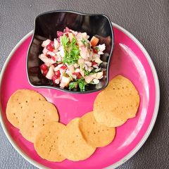 A picture of Cabbage Apple salsa.