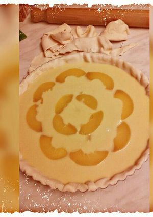 Foto principal de Tarta de melocotón con un toque de vainilla