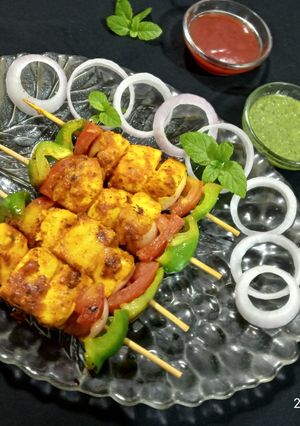 পনির সাসলিক রেসিপির প্রধান ছবি