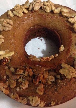 Una foto de Queque de café y nuez