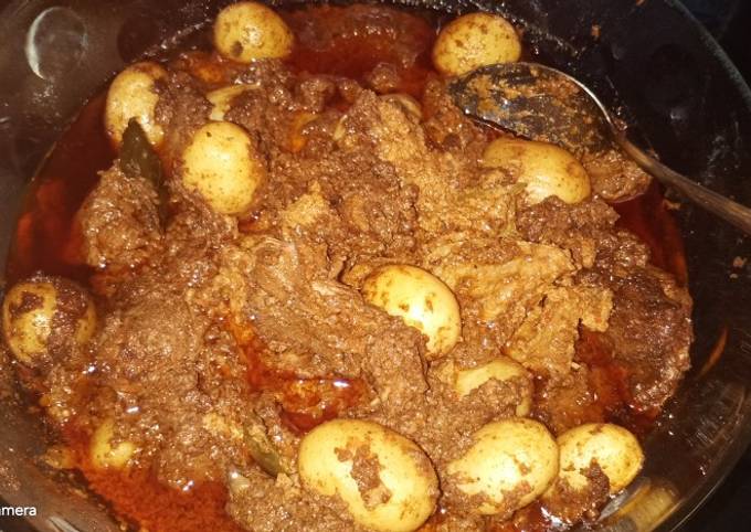 Resep Rendang Daging kentang Anti Gagal