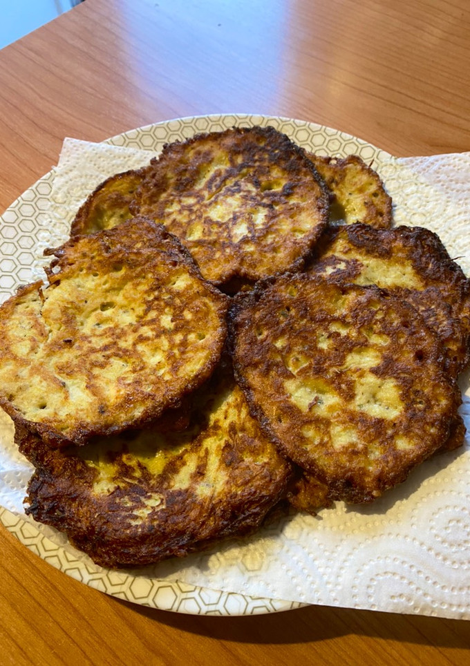 Una foto de Tortitas de calabacín
