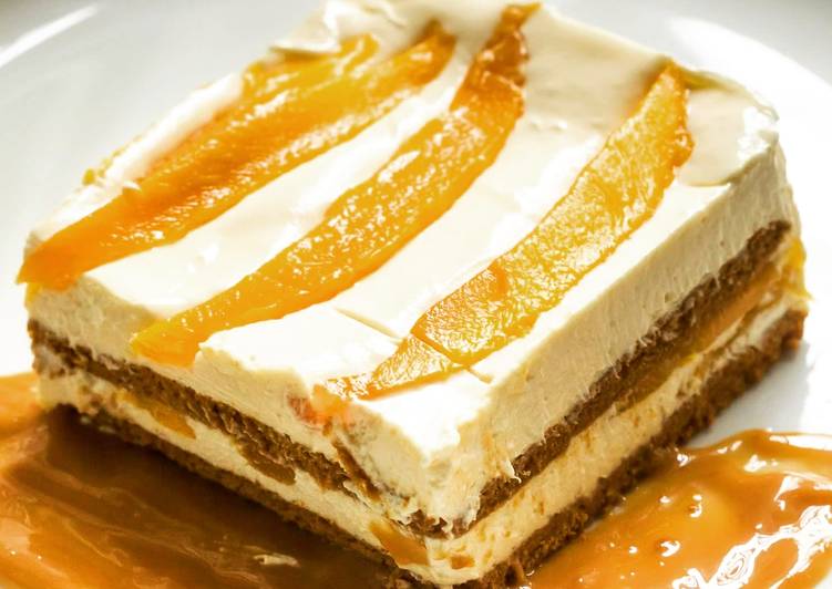 Easiest Way to Prepare Tasty Graham Mango Float with Caramel Brandy