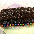 Leftover roti and milk chocolate's chocolate log cake