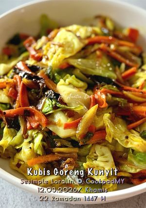 Gambar Kubis Goreng Kunyit