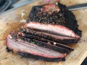 A picture of smoked brisket