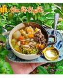 Bánh canh tôm bò tả pí lù - em bé 8m+