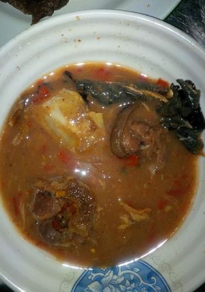 A picture of Okoho soup.