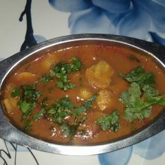 A picture of Mushroom ki sabji.