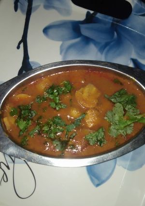 A picture of Mushroom ki sabji.