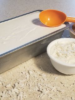 Una foto de Helado de coco(sin usar máquina)