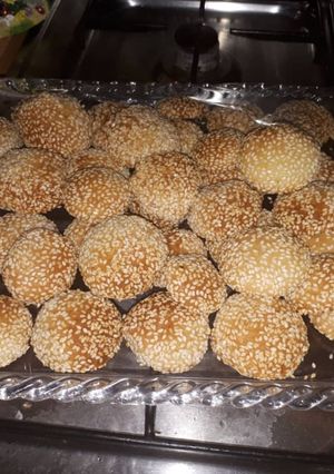 عکسی از دستور کلوچه کنجدی