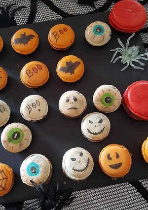 Une photo de Macarons Halloween