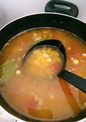 Una foto de Porotos granados, receta base