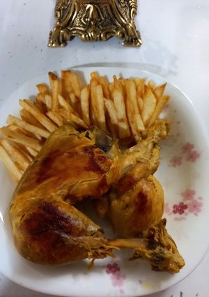 عکسی از دستور مرغ پرتقالی