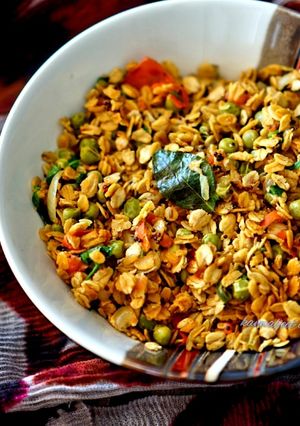 A picture of Oats poha.