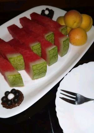 صورة لوصفة فاكهة مشكلة على طريقتي❤