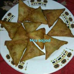 A picture of Qeema Samosas #5 WeeksChallange #CookpadRamadan.