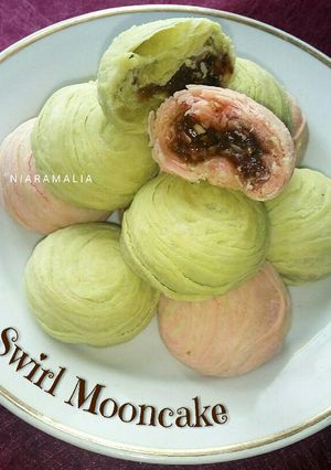 Foto resep Swirl Moon Cake