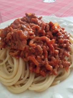 Una foto de Spaghetti a la boloñesa