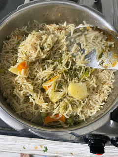 A picture of Simple vegetable pulao.