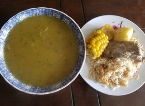 Una foto de Sancocho de costilla