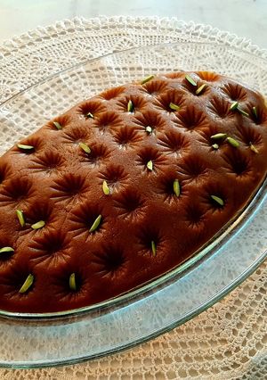 عکسی از دستور حلوا آرد گندم سنتی 🌾