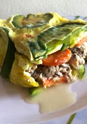 Una foto de Terrina de vegetales y atún 🌟