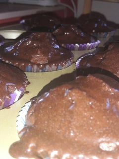 Dupla csokis muffin recept fotója