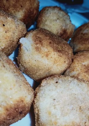 صورة لوصفة كرات البطاطس 😋😋