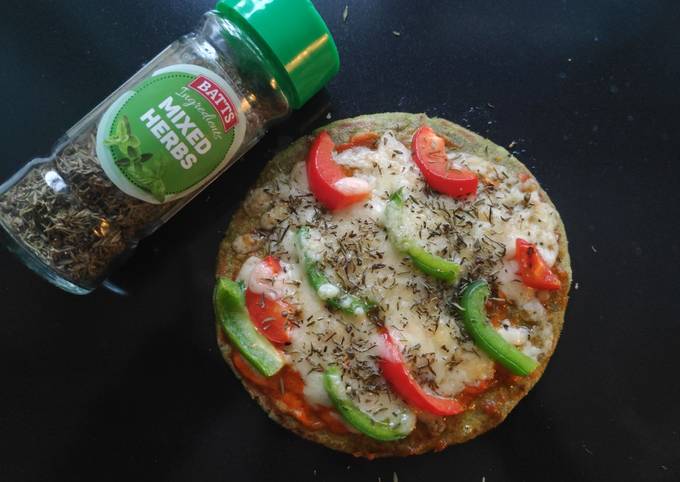 How to Make Award-winning Cheesy Spinach Bell pepper Pizza🍕