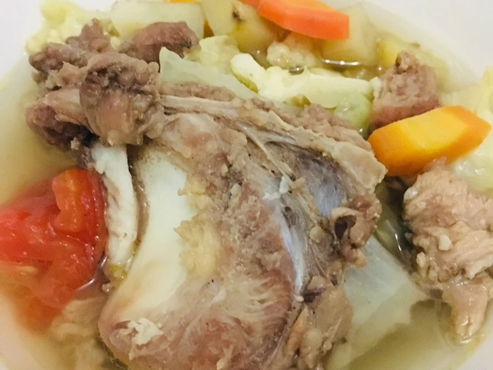Cara Gampang Menyiapkan Resep Sop sayur iga sapi kuah Anti Ribet, Bisa Manjain Lidah