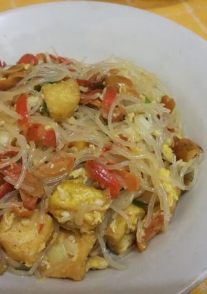 Foto resep Soun Goreng Campur Kulit Melinjo