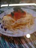 Mini spaghetti pomidorowe, bez lub z mięsm