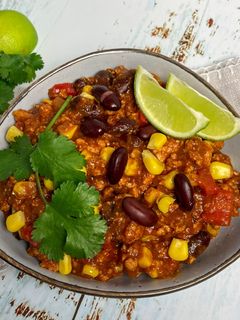 Chili con Tofu & Schokolade Rezepthauptbild