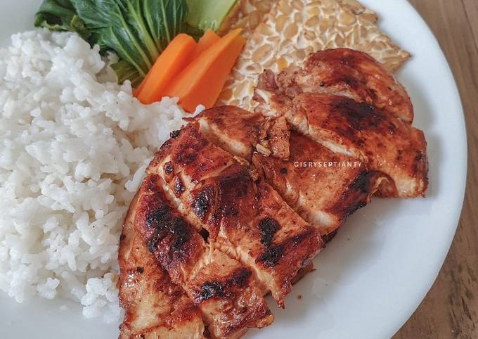 Resep Ayam Panggang Teflon Sederhana Tanpa Ungkep Oleh Gisry