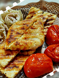 عکسی از دستور کوبیده مرغ تابه ای