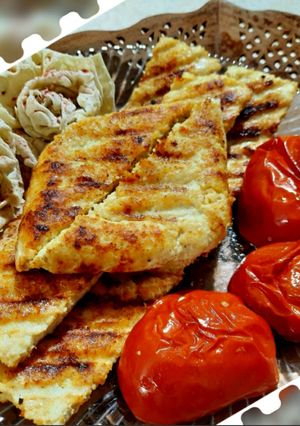 عکسی از دستور کوبیده مرغ تابه ای