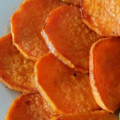 A picture of Vickys Orange-Honeyed Sweet Potatoes, Gluten, Dairy, Soy & Egg-Free.